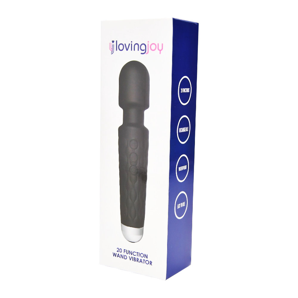 n12165-loving-joy-20-function-wand-vibrator-black-pkg-2