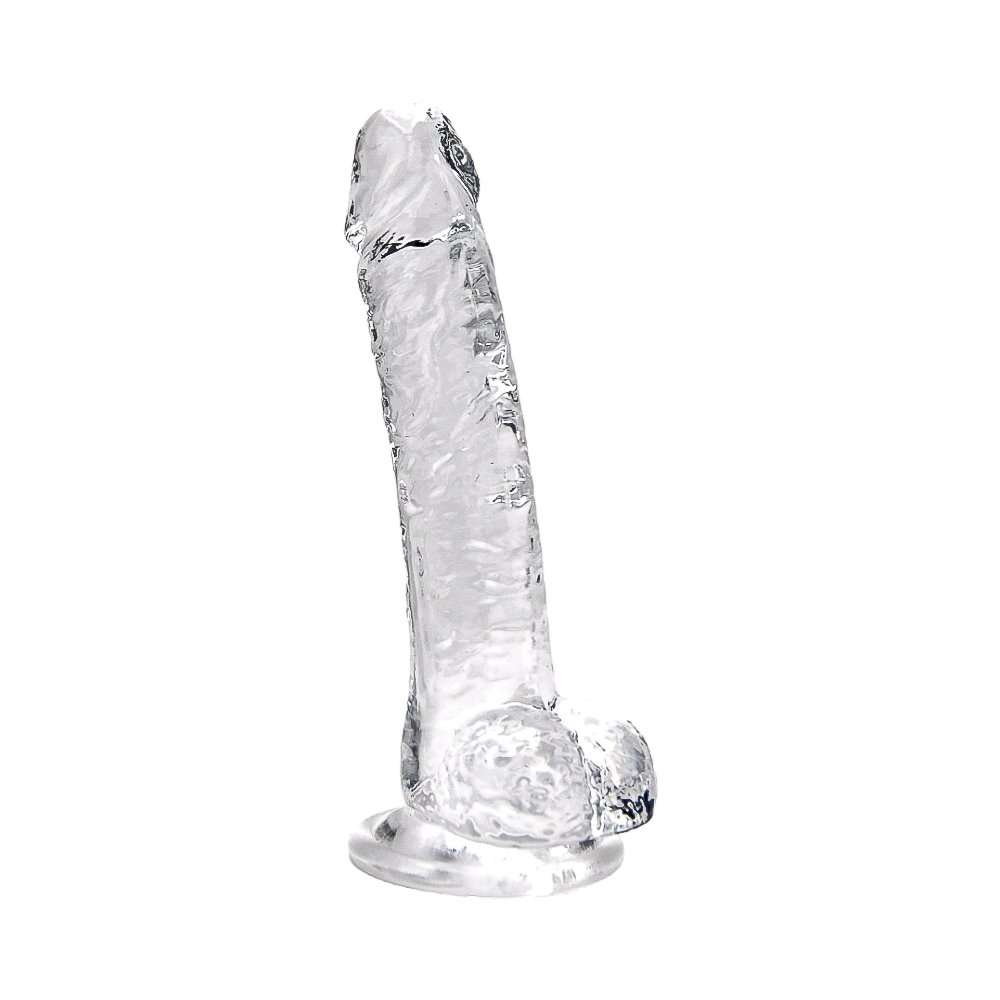 loving-joy-7-inch-dildo-with-balls-clear-3