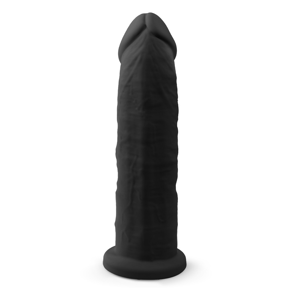 n11121-9-inch-realistic-girthy-silicone-dual-density-dildo-with-suction-cup-black-2
